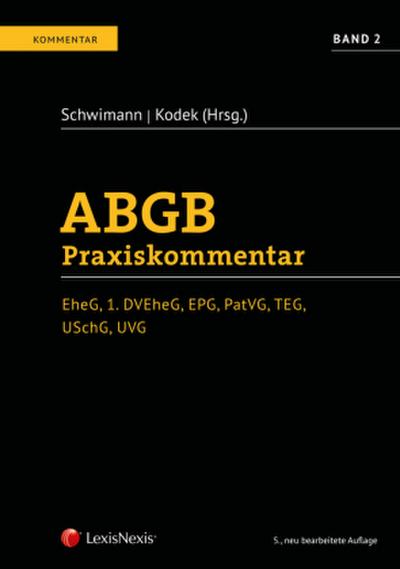 ABGB Praxiskommentar ABGB Praxiskommentar - Band 2, 5. Auflage