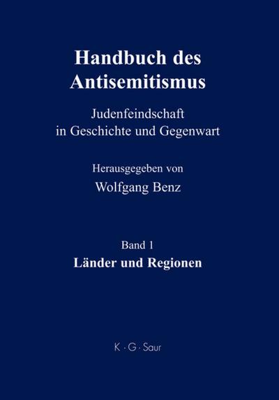Handbuch des Antisemitismus: Länder und Regionen