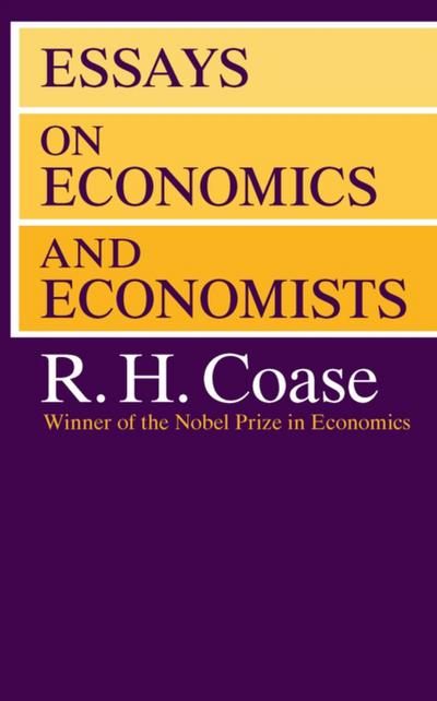 Essays on Economics and Economists