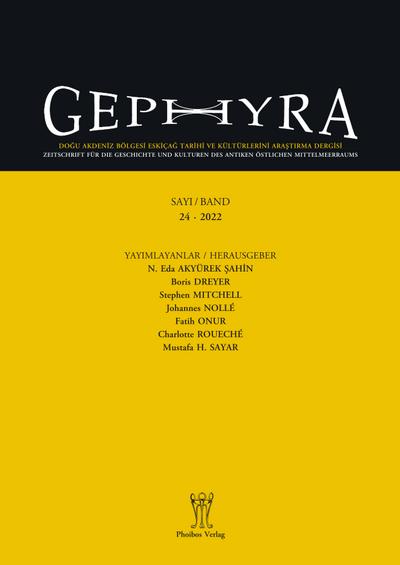 Gephyra 24, 2022: Zeitschrift für die Geschichte und Kulturen des antiken östlichen Mittelmeerraums (Gephyra: Zeitschrift für die Geschichte und Kulturen des antiken östlichen Mittelmeerraumes)