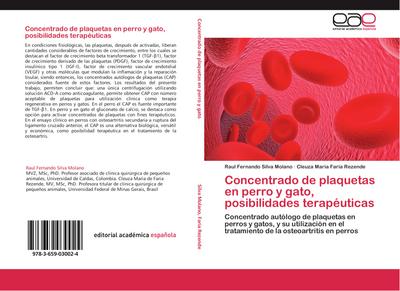Concentrado de plaquetas en perro y gato, posibilidades terapéuticas