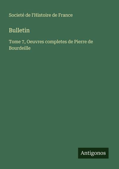 Bulletin