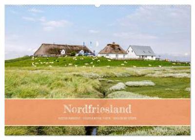 Nordfriesland - weiter Horizont, faszinierende Natur, idyllische Städte (Wandkalender 2026 DIN A2 quer), CALVENDO Monatskalender