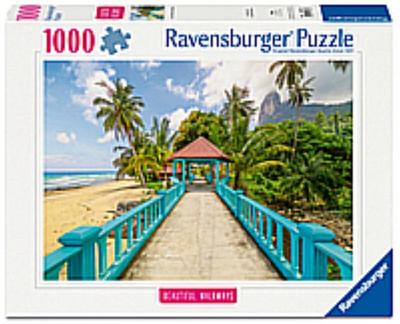 Erwachsenenpuzzle 1000 Teile - Farbenfrohe Brücke in Malaysia