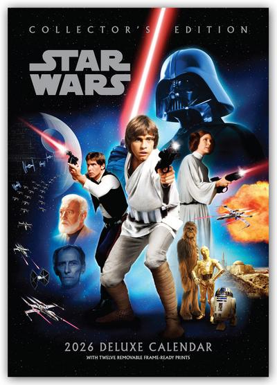 Star Wars A3-Deluxe Kalender 2026 - Collectors Edition Wandkalender