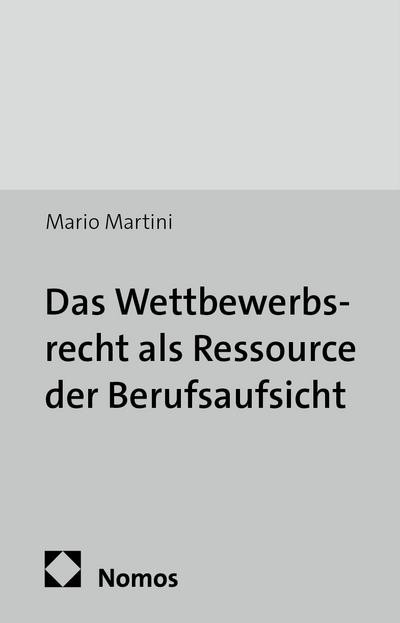 Das Wettbewerbsrecht als Ressource der Berufsaufsicht