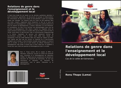 Relations de genre dans l’enseignement et le développement local