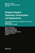 Singular Integral Operators, Factorization and App