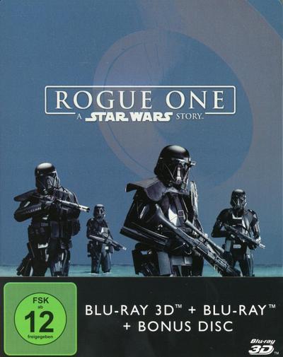 Rogue One - A Star Wars Story 3D, 2 Blu-ray + 1 DVD (Steelbook)
