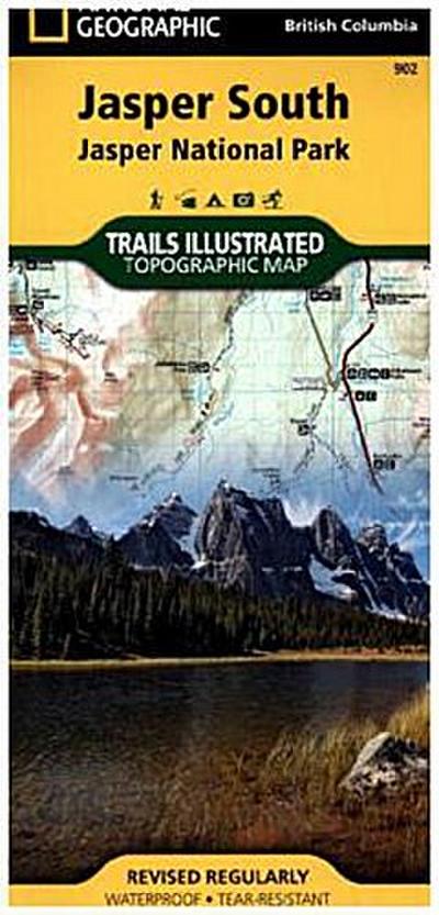 Jasper South Map [Jasper National Park]