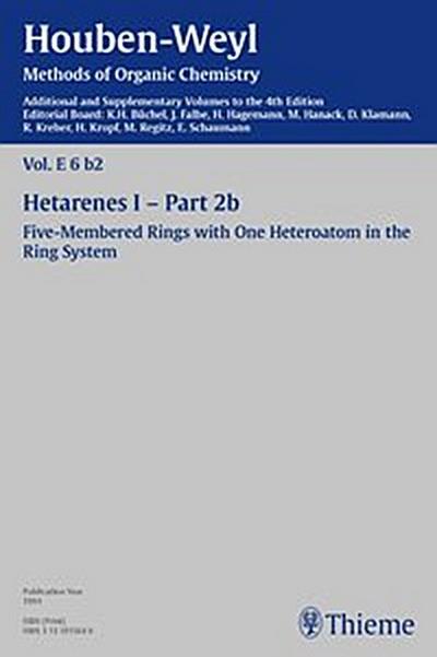 Houben-Weyl Methods of Organic Chemistry Vol. E 6/b2, 4th Edition Supplement