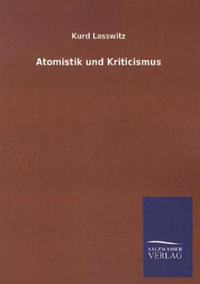 Atomistik und Kriticismus
