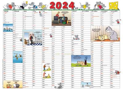 Uli Stein Jahresplaner 2024: Posterkalender
