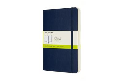 Moleskine Notizbuch - Erweitert, Large/A5, Blanko, Weicher Einband, Saphir
