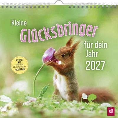 Wandkalender 2027: Kleine Glücksbringer für dein Jahr 