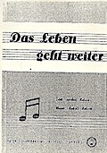 Das Leben geht weiter:für Klavier