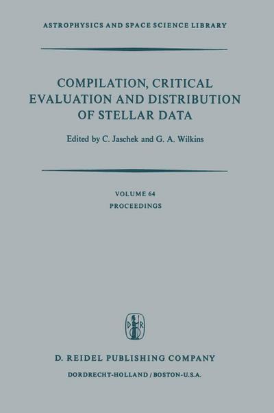 Compilation, Critical Evaluation and Distribution of Stellar Data