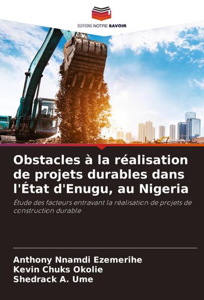Obstacles à la réalisation de projets durables dans l’État d’Enugu, au Nigeria