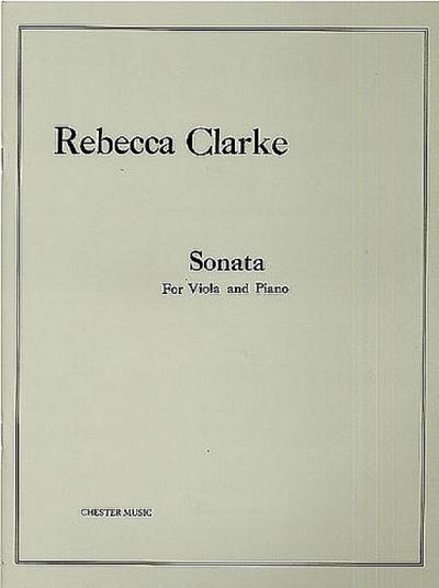 Sonata: For Viola and Piano