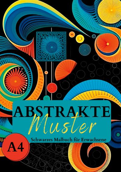 Schwarzes Malbuch für Erwachsene "Abstrakte Muster"