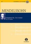 Sinfonie Nr. 3 a-Moll: "Schottische". op. 56. Orchester. Studienpartitur. (Eulenburg Audio+Score, Band 10)
