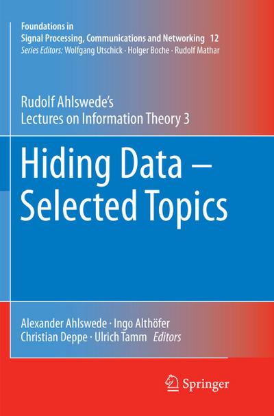 Hiding Data - Selected Topics