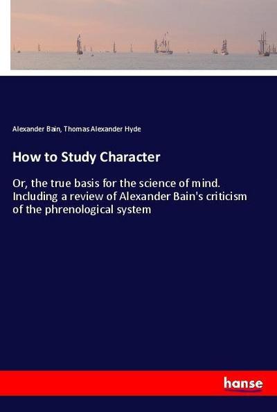 How to Study Character