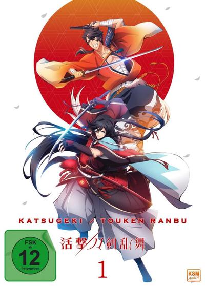Katsugeki Touken Ranbu - Vol. 1 (DVD) LE Min: 88/DD/WS  Ep.: 01-04  1000Stk