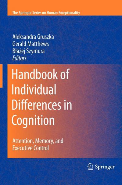 Handbook of Individual Differences in Cognition