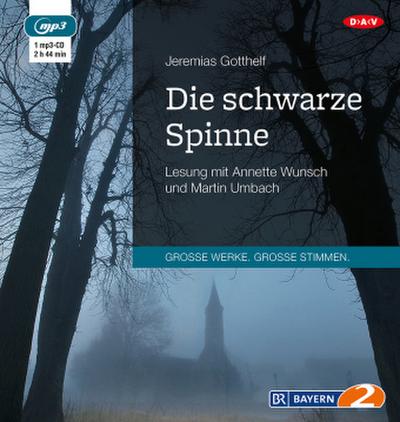 Die schwarze Spinne, 1 Audio-CD, 1 MP3