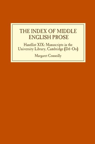 Index of Middle English Prose