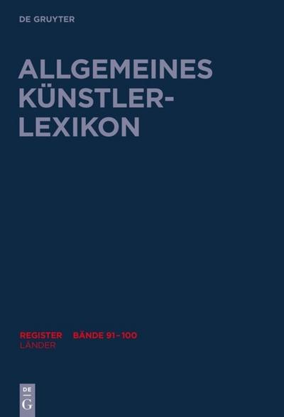 Allgemeines Künstlerlexikon (AKL): Länder