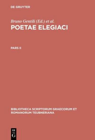 Poetae elegiaci