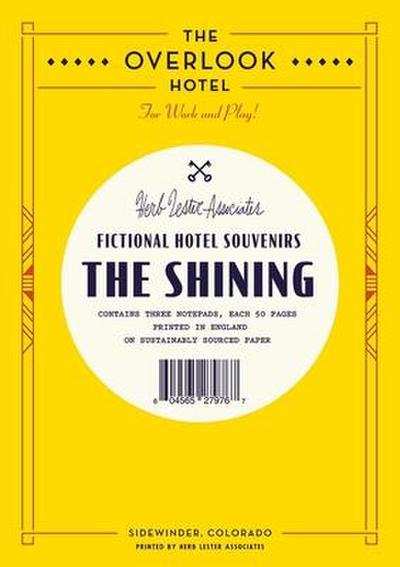 The Overlook Hotel: Fictional Hotel Notepad Set
