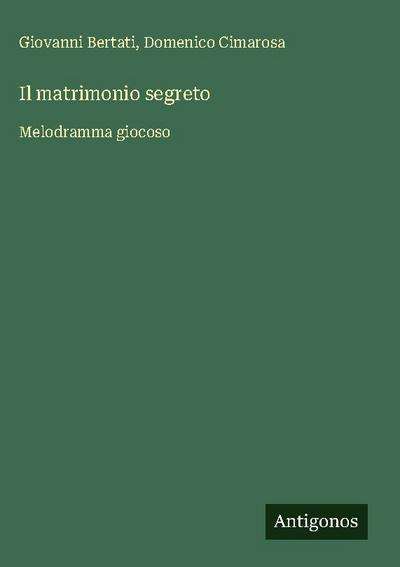 Il matrimonio segreto