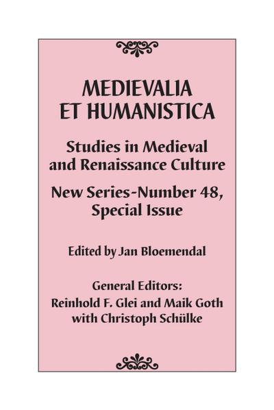 Medievalia Et Humanistica, No. 48