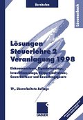 Steuerlehre 2 Veranlagung 1998 Lösungen
