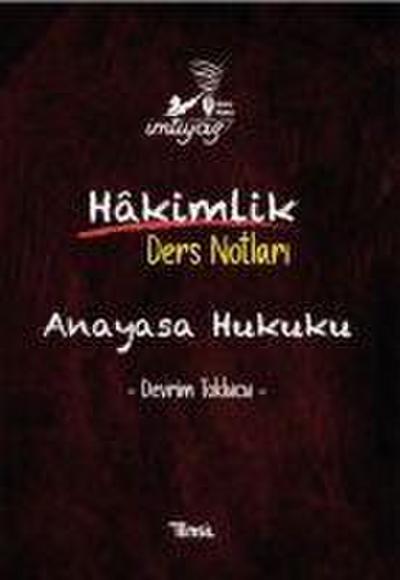 Imtiyaz Anayasa Hukuku Hakimlik Ders Notlari