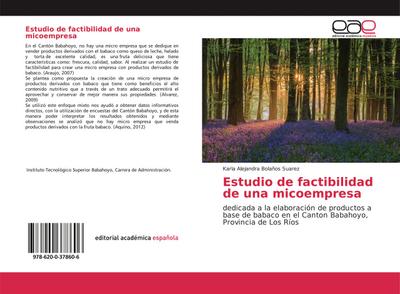 Estudio de factibilidad de una micoempresa