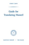 Guide for Translating Husserl