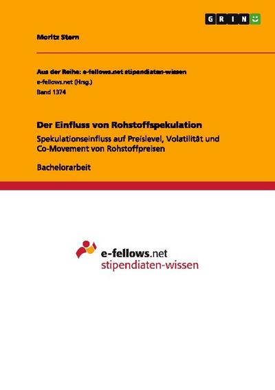 Der Einfluss von Rohstoffspekulation