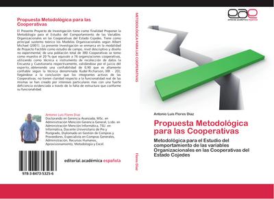 Propuesta Metodológica para las Cooperativas