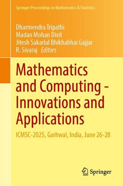 Mathematics and Computing - Innovations and Applications