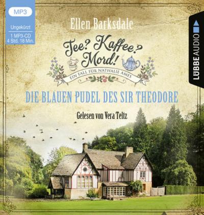 Tee? Kaffee? Mord! - Die blauen Pudel des Sir Theodore, 1 Audio-CD, 1 MP3