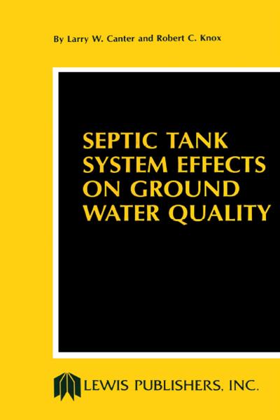 Septic Tank System Effects on Ground Water Quality