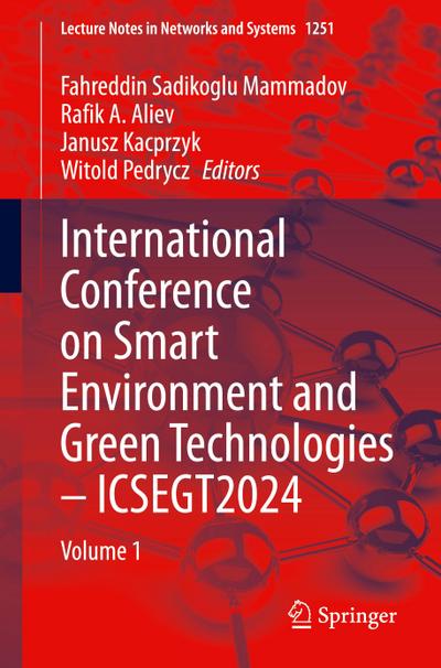 International Conference on Smart Environment and Green Technologies - ICSEGT2024