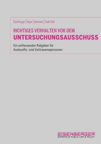 Richtiges Verhalten vor dem Untersuchungsausschuss