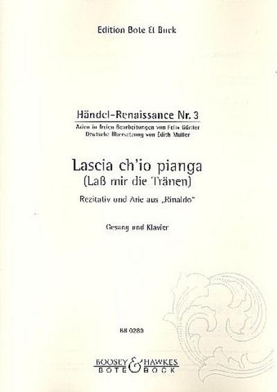 Lascia ch’io piangafür Gesang und Klavier