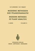 Modern Methods of Plant Analysis / Moderne Methoden der Pflanzenanalyse