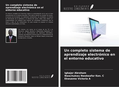 Un completo sistema de aprendizaje electrónico en el entorno educativo